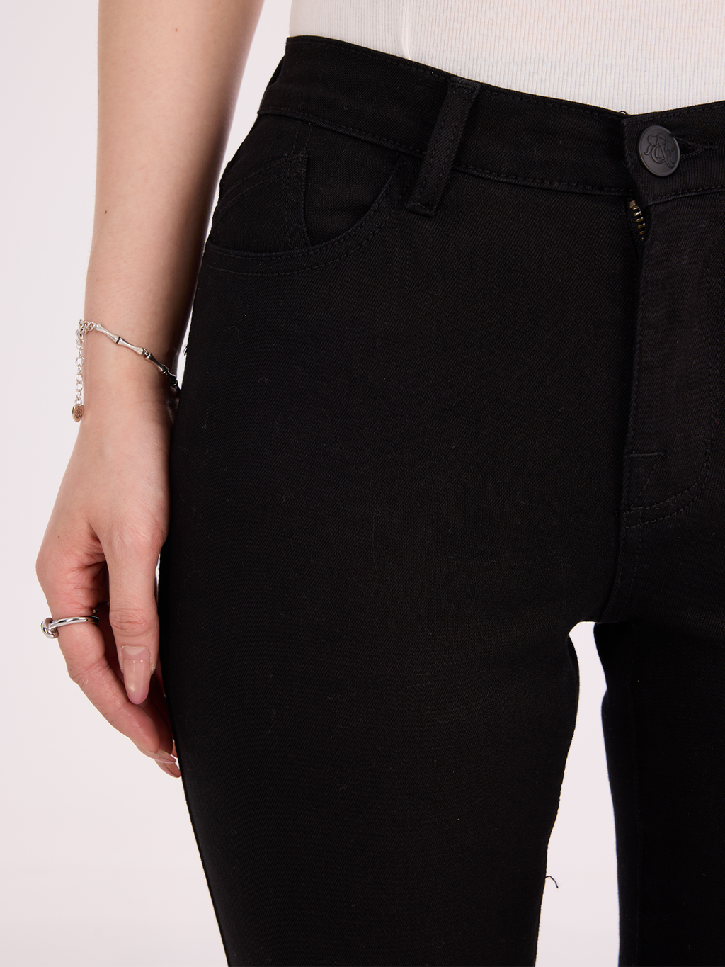 Fever Gold R Embroidered Bootcut Jean