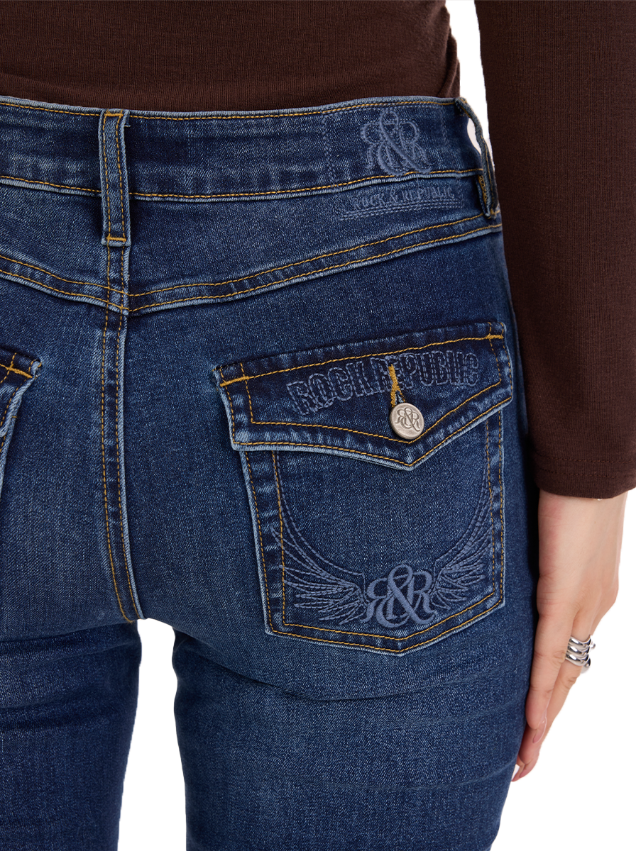 Berlin Flap Pocket Skinny Jean