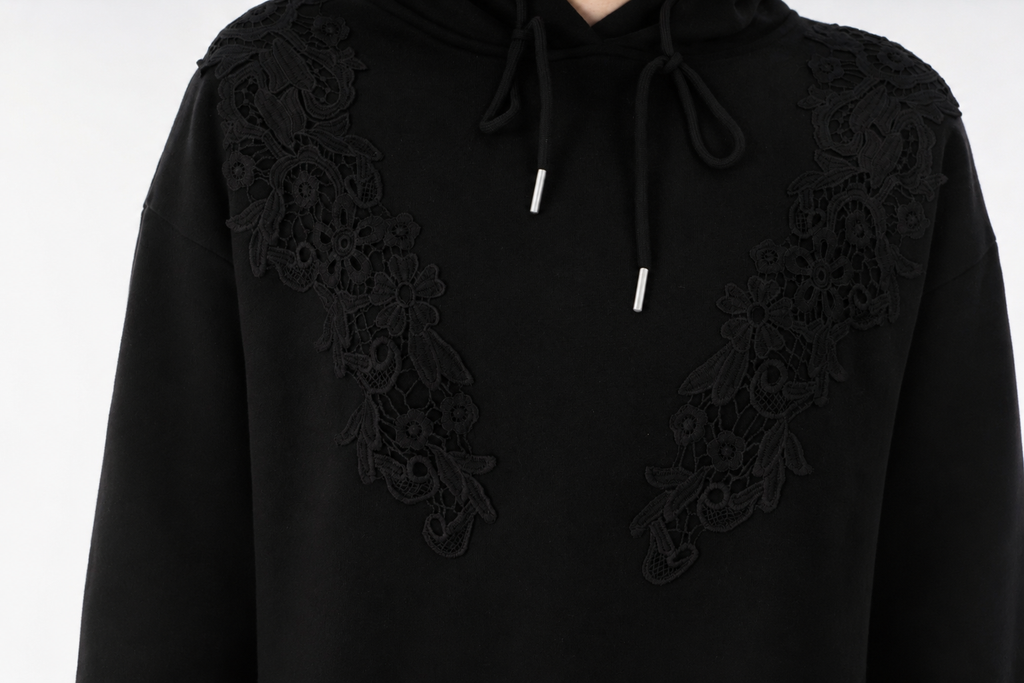 Tonal Crest Hoodie