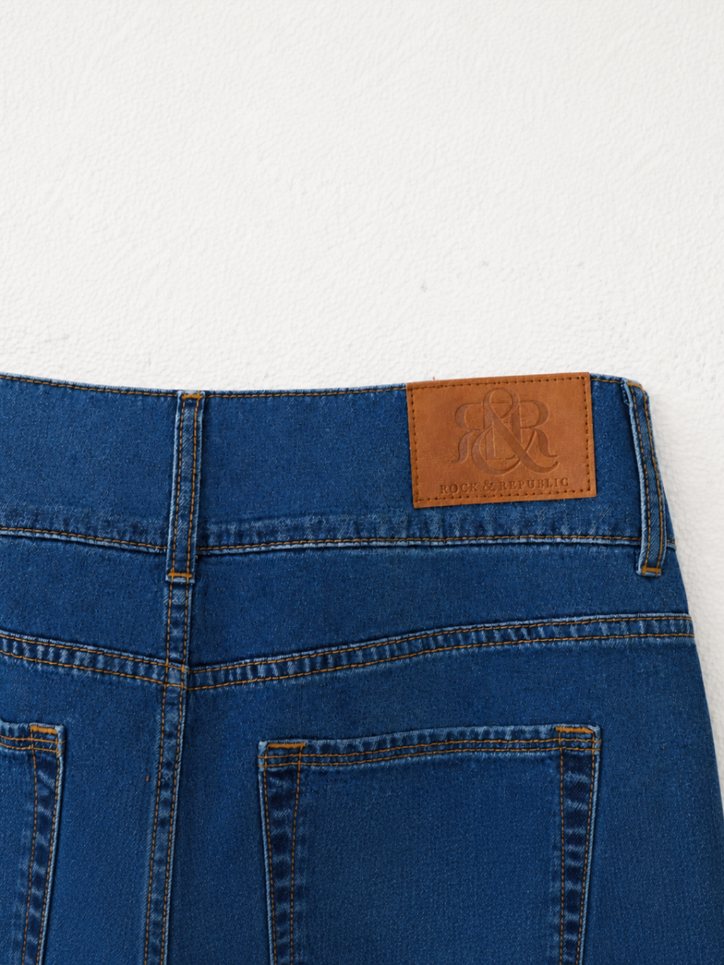 R Pocket Wide Leg Jeans