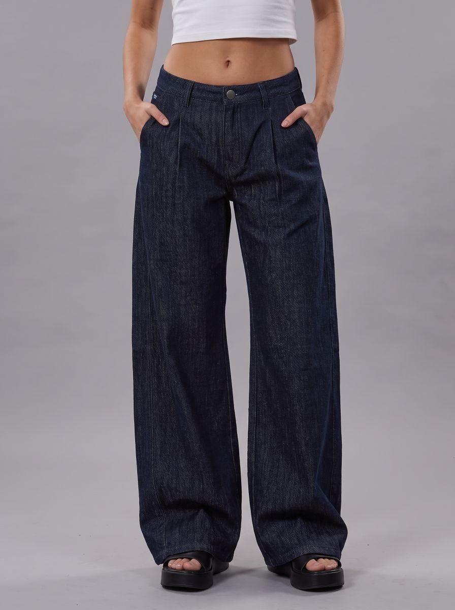Kendall Black Wide Leg Jean