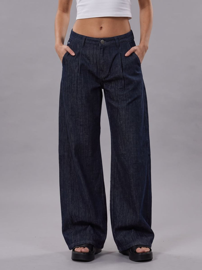 Kendall Black Wide Leg Jean