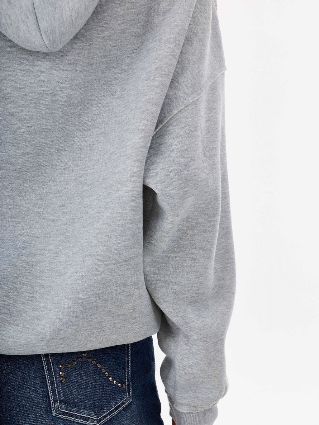 Tonal Logo Relaxed Hoodie
