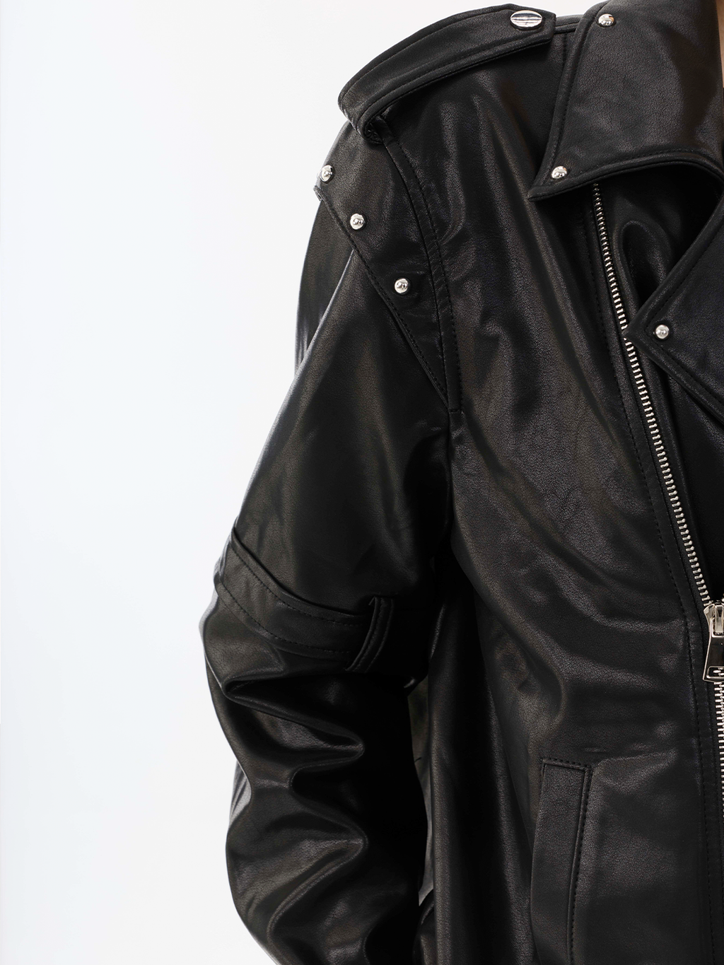 Gold Crest Moto Jacket