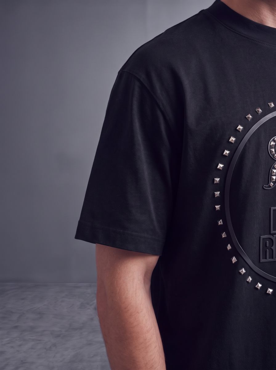 Studded Crest Relaxed T-Shirt