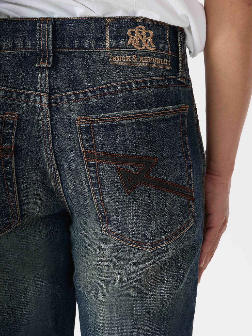 Neil Vintage Green Fade Straight Jean