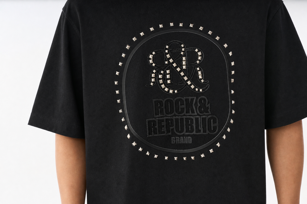 Studded Crest Relaxed T-Shirt