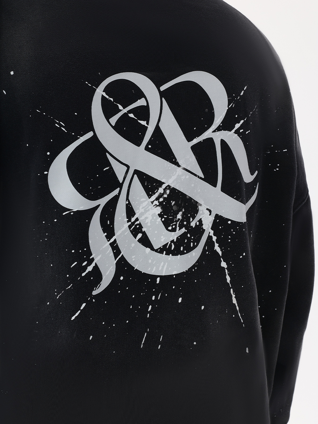 Splatter Logo Relaxed Hoodie