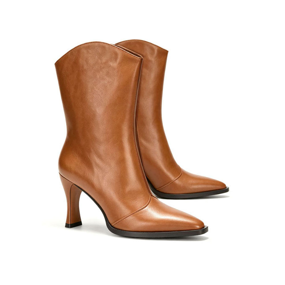 Sleek Pointed Toe Ankle Boot