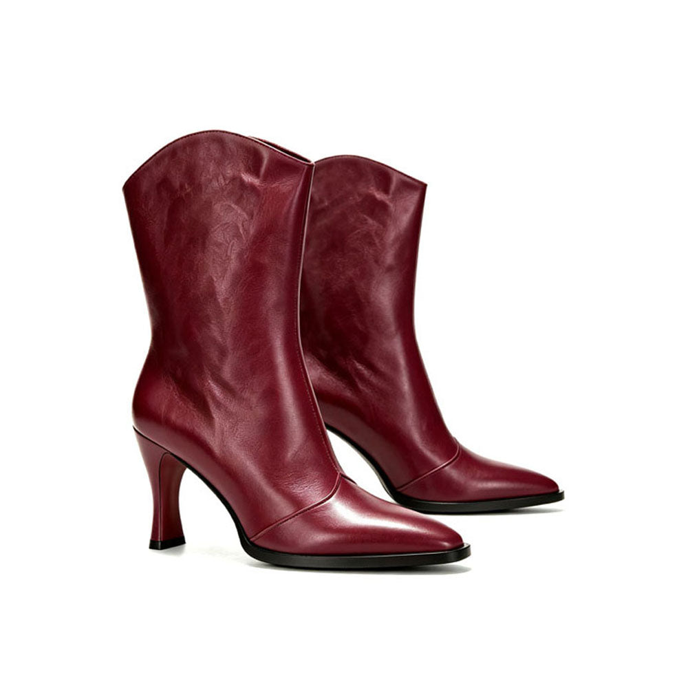 Sleek Pointed Toe Ankle Boot