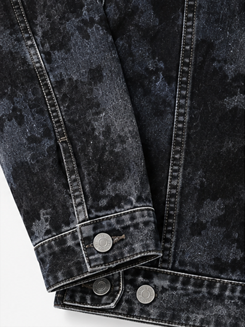 Tonal Camo Denim Jacket