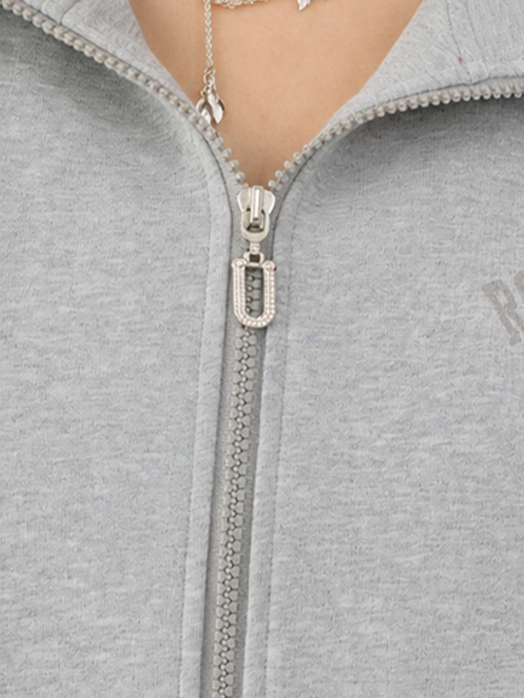 Collegiate Logo Cropped Hoodie