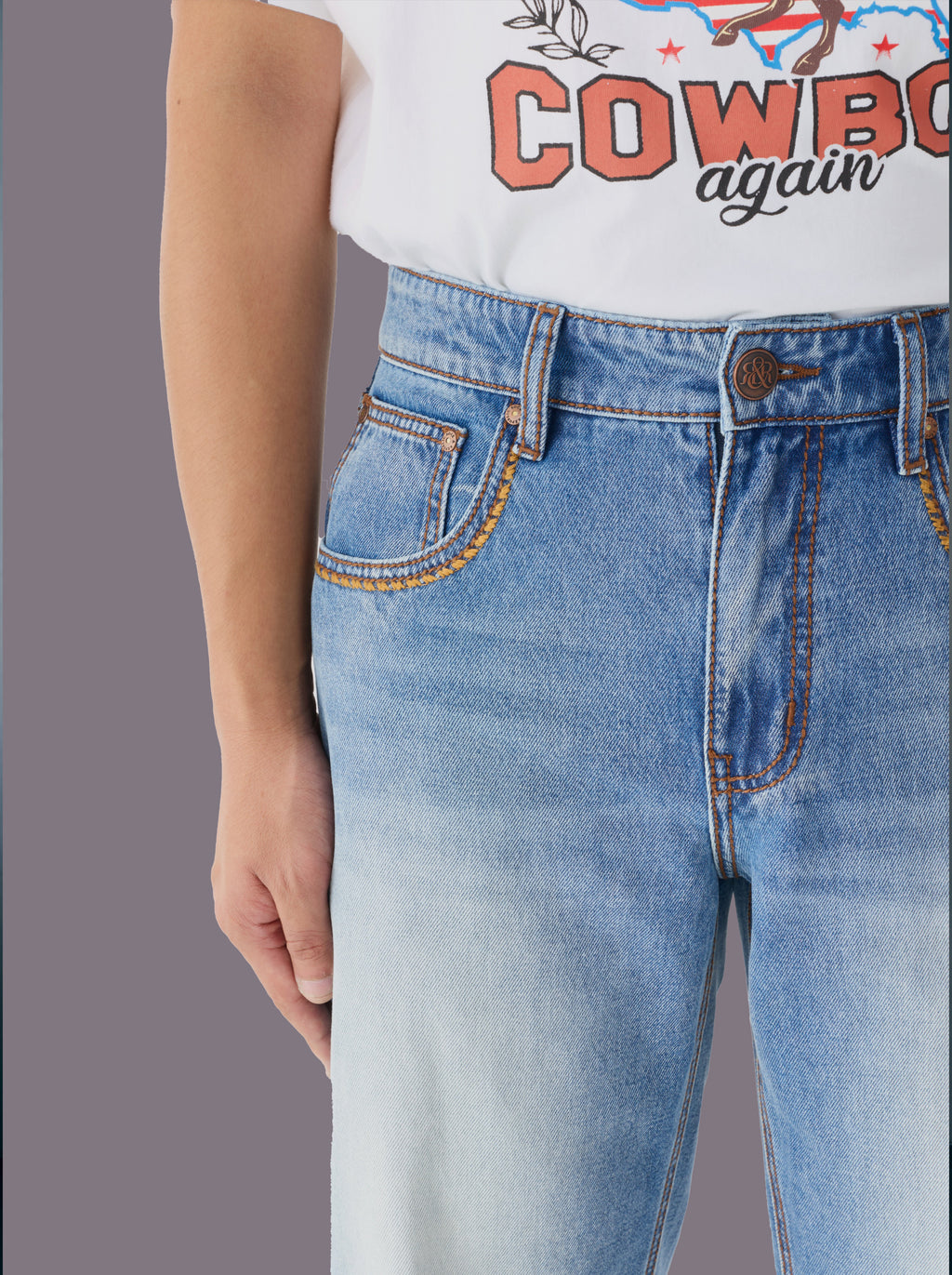 Neil Tonal R Straight Jean