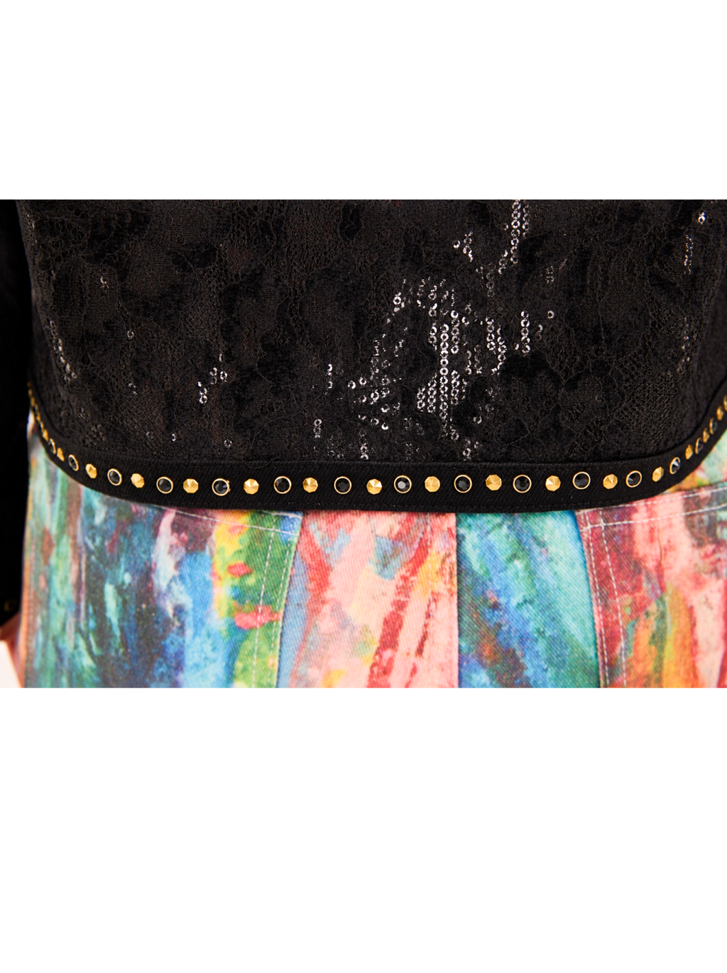Studded Embroidered Jacket