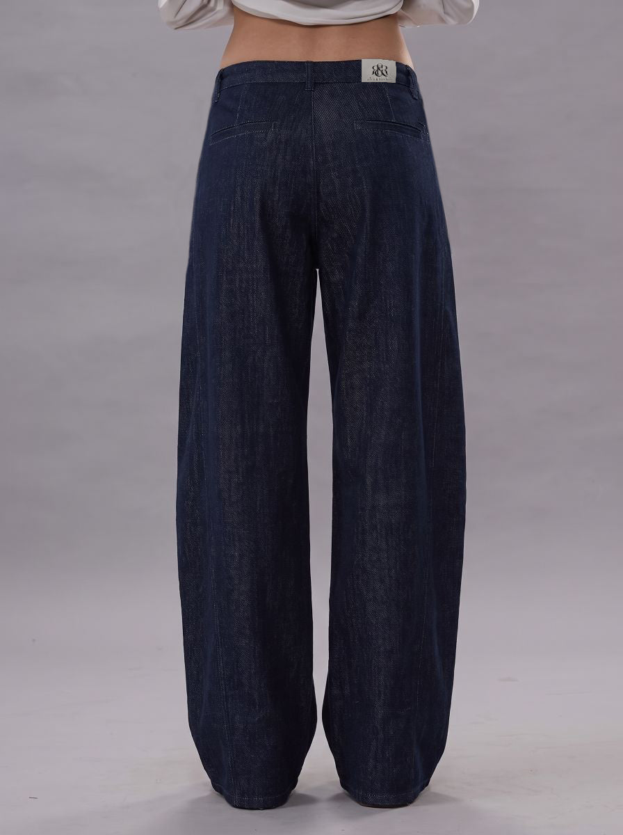 Kendall Black Wide Leg Jean