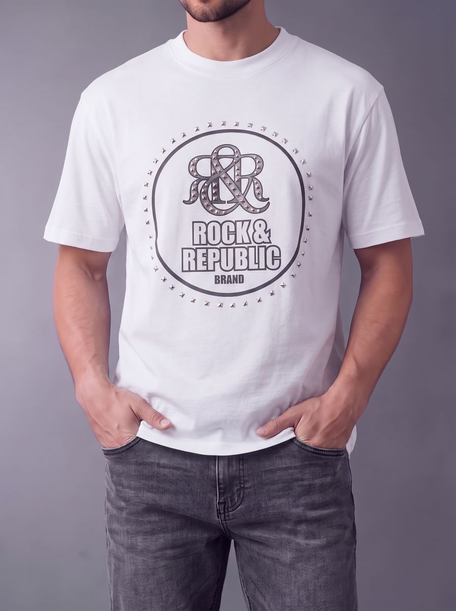 Studded Crest Relaxed T-Shirt