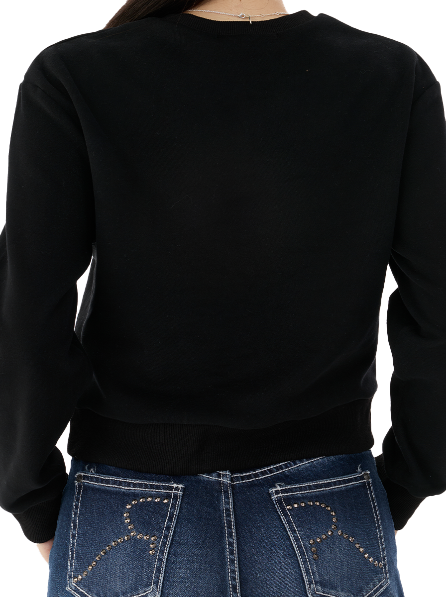 Distressed Rock Graphic Sweatshirt