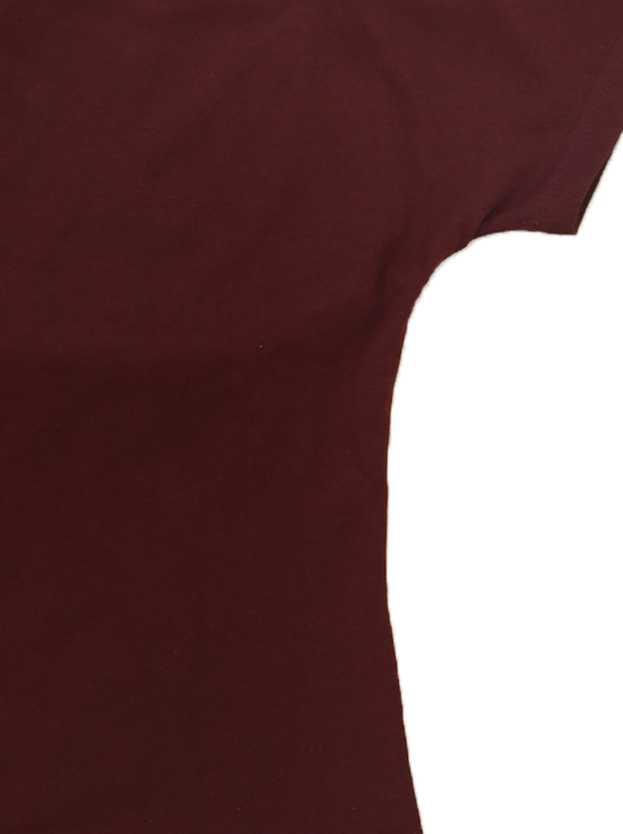 Asymmetric Neckline Fitted Top