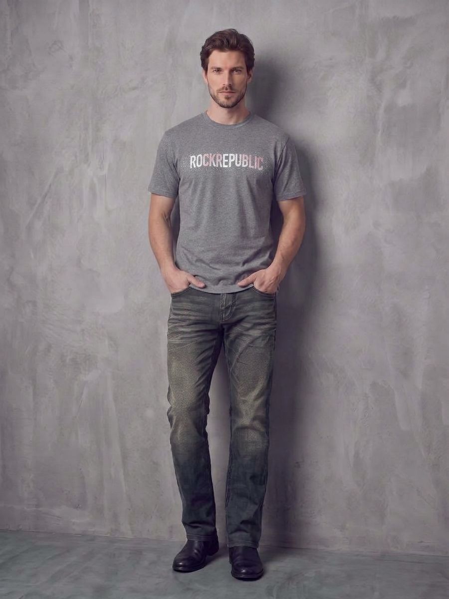 Embellished Wordmark Relaxed T-Shirt