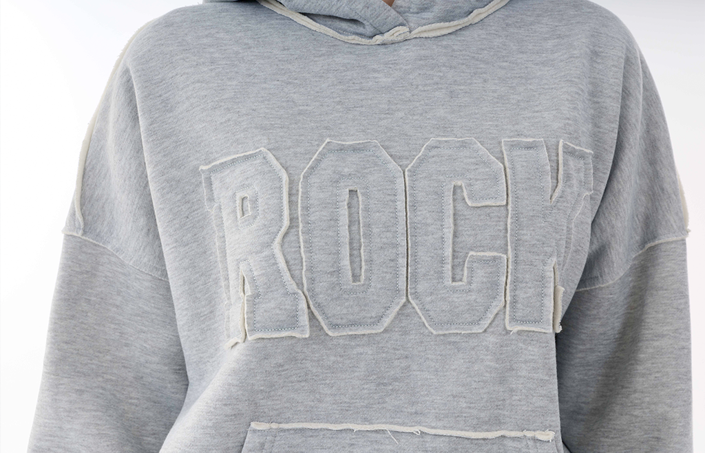 Tonal Logo Relaxed Hoodie