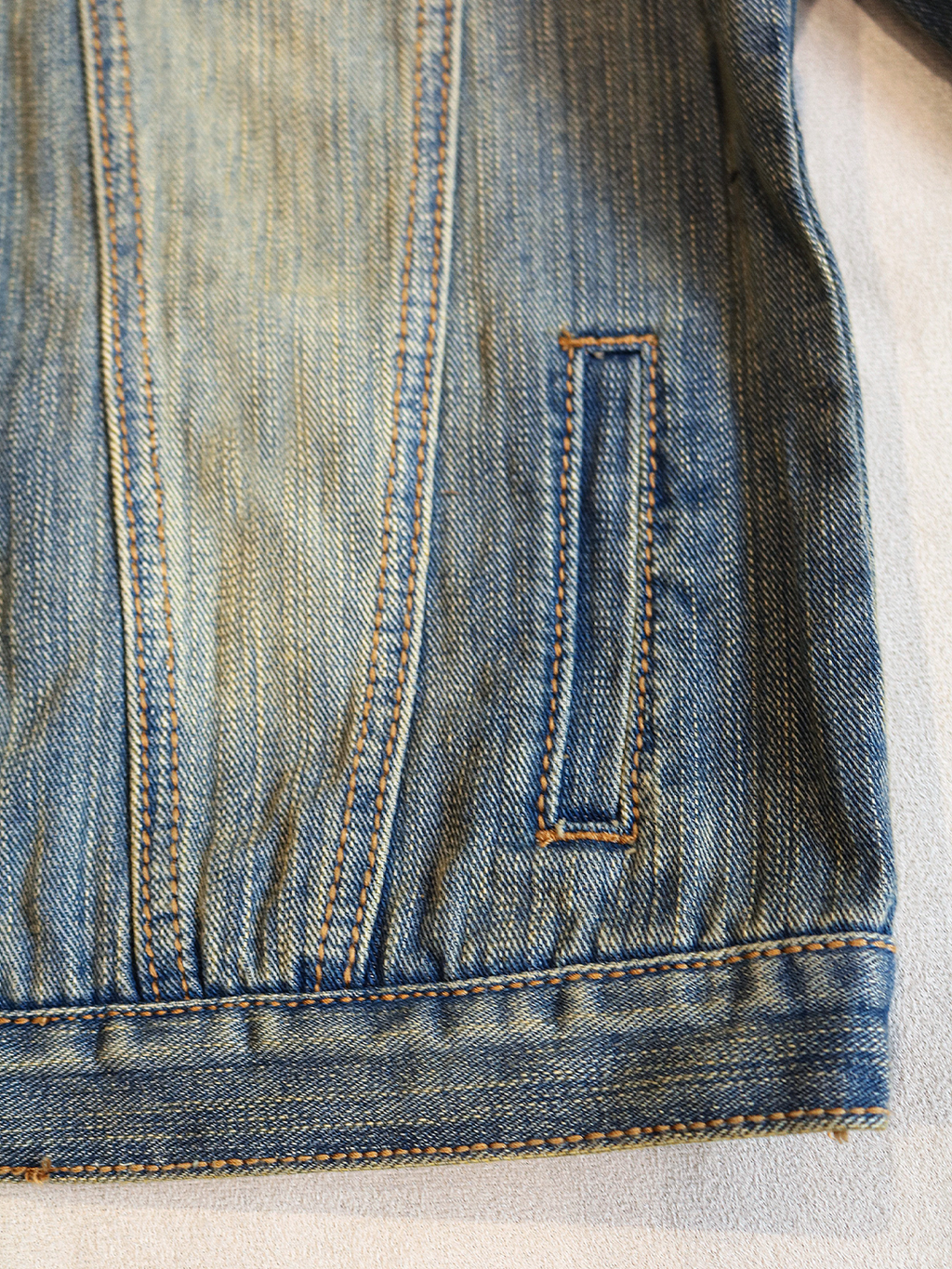 Studded Hem Denim Jacket