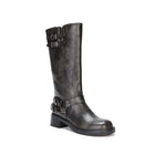 Buckle Strap Tall Riding Boot