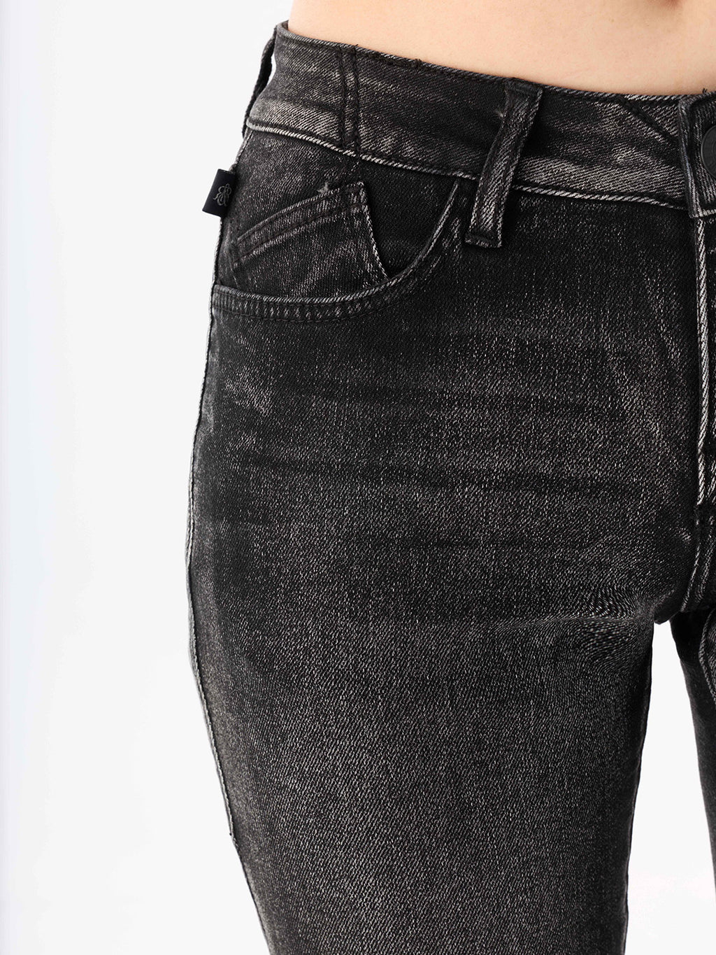 Fever Washed Black Bootcut Jean