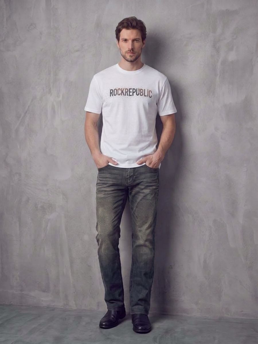 Embellished Wordmark Relaxed T-Shirt
