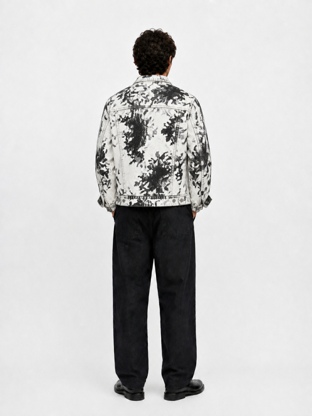 Tonal Camo Denim Jacket
