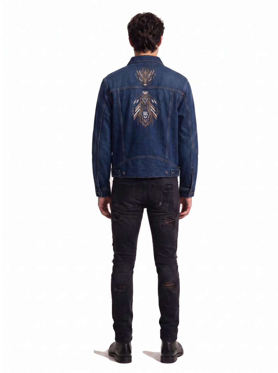 Embroidered Denim Jacket