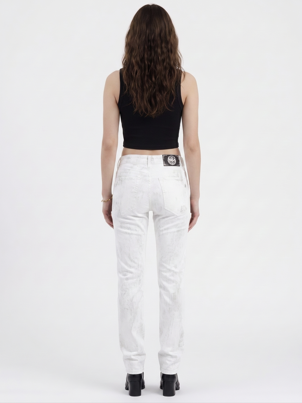 Kaia Mid Rise Straight Jean