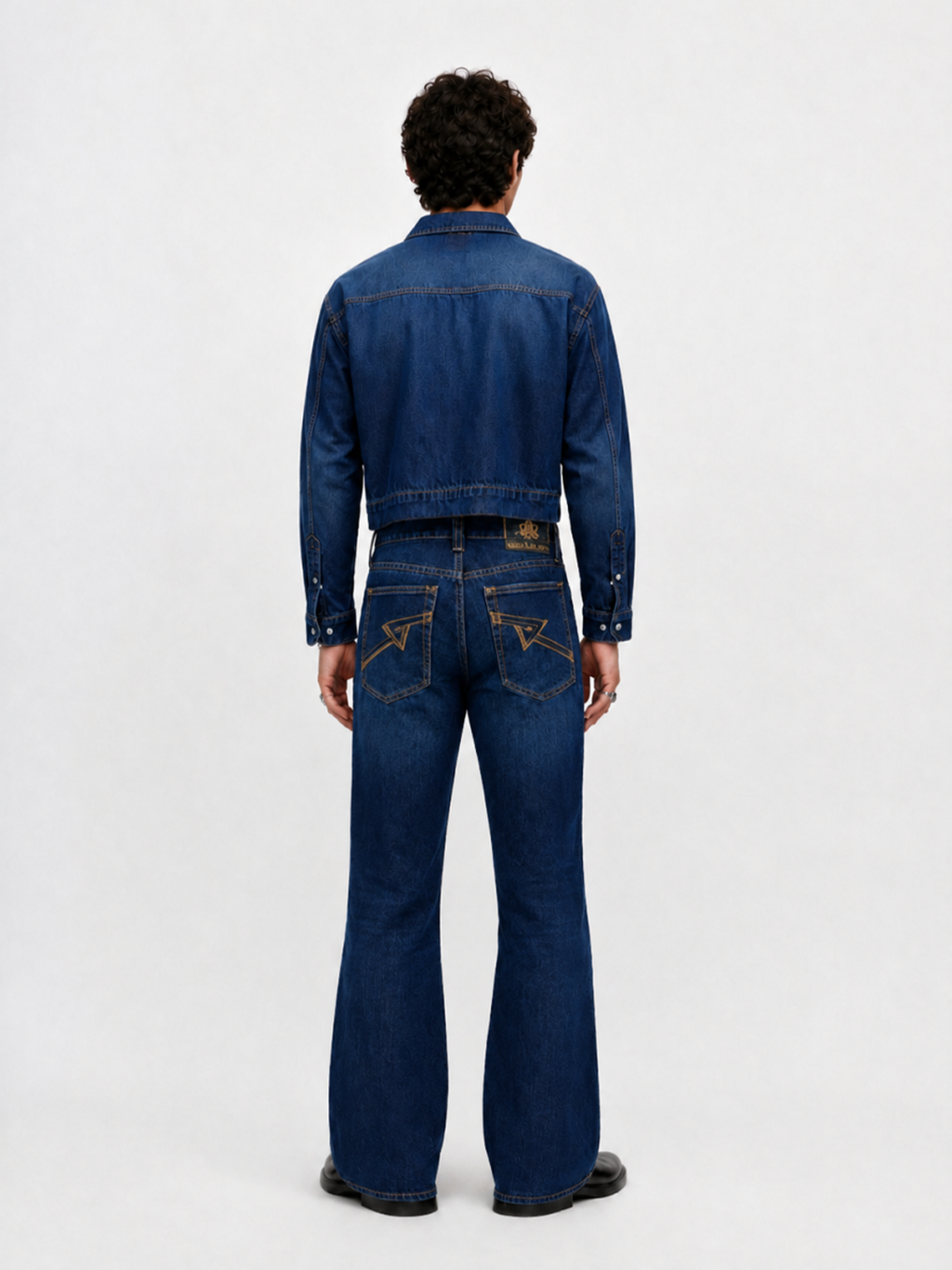 Neil Vintage Green Fade Straight Jean