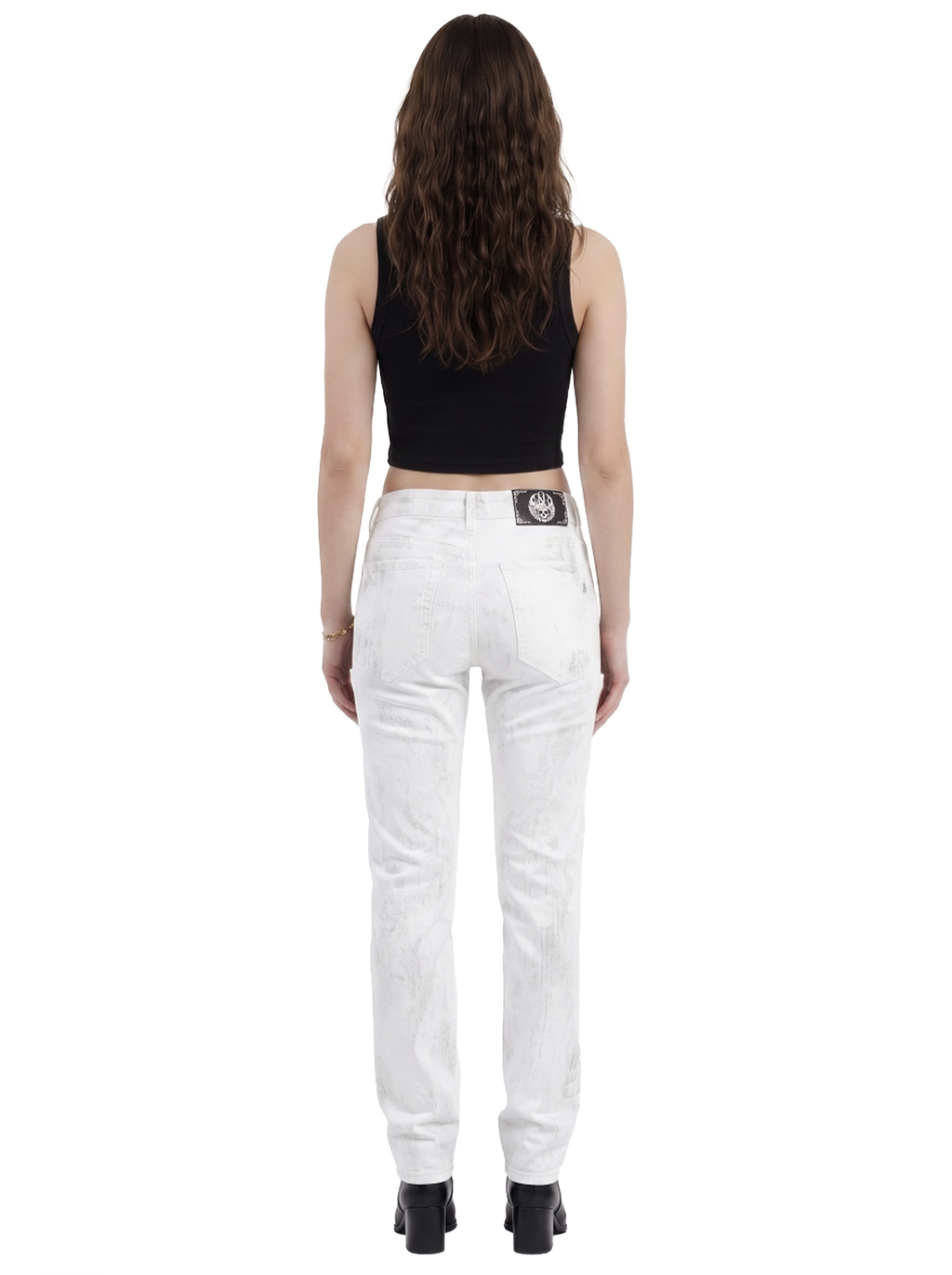 Kaia Mid Rise Straight Jean