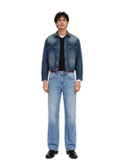 Knox Embroidered Appliqué Straight Jean
