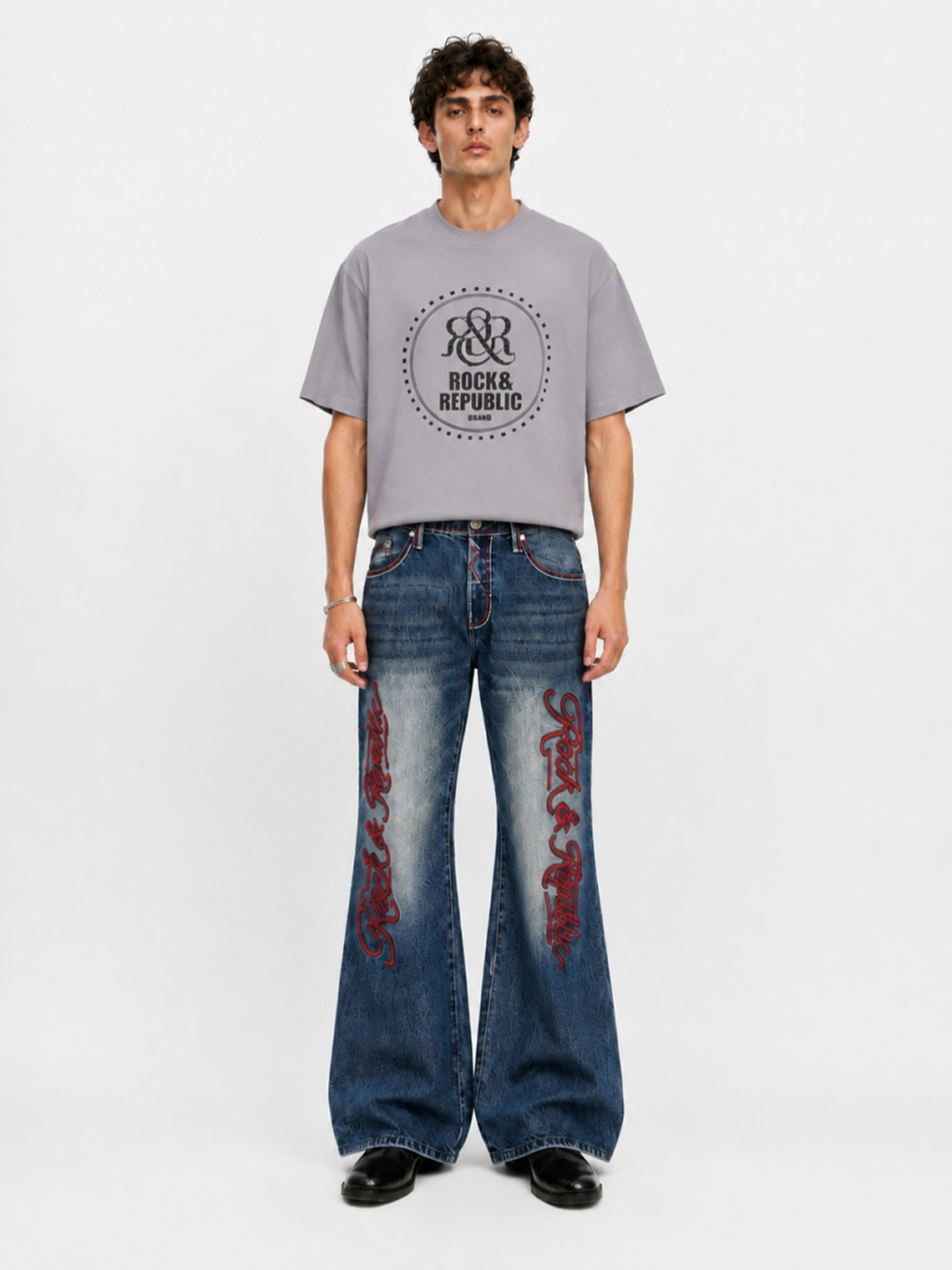 Studded Crest Relaxed T-Shirt