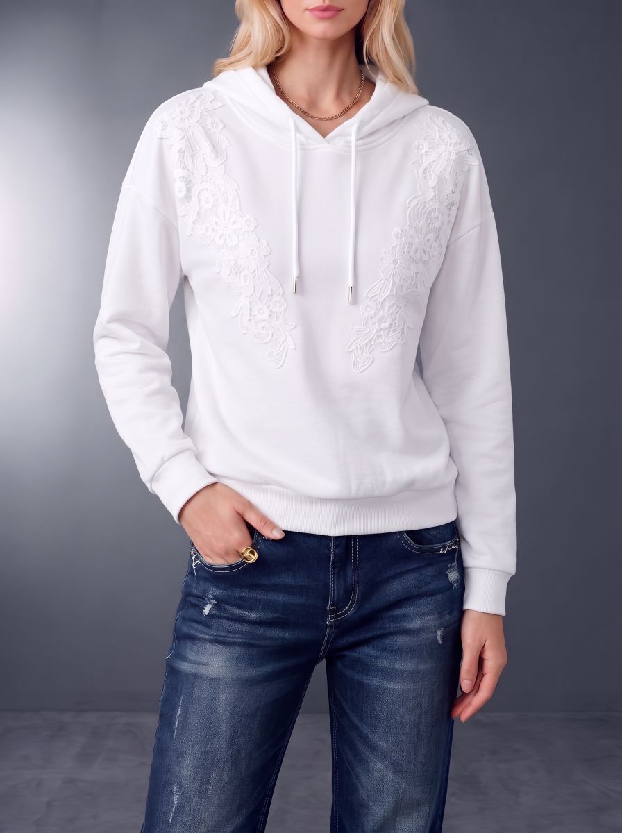 Tonal Crest Hoodie