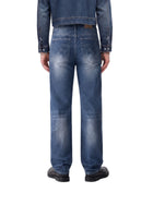 Grady Mid Rise Relaxed Straight Stretch Jean