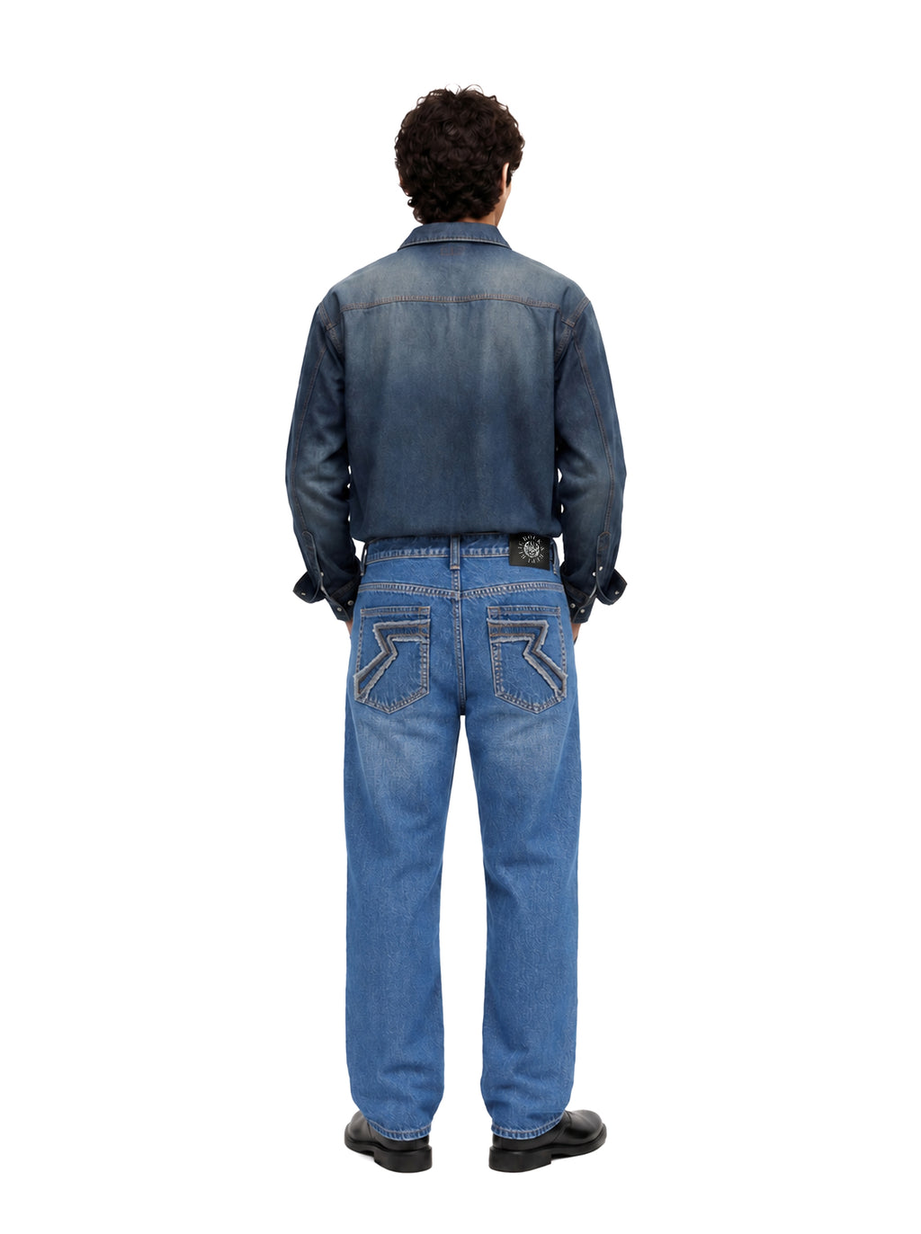Neil Angular Back Pocket Straight Jean