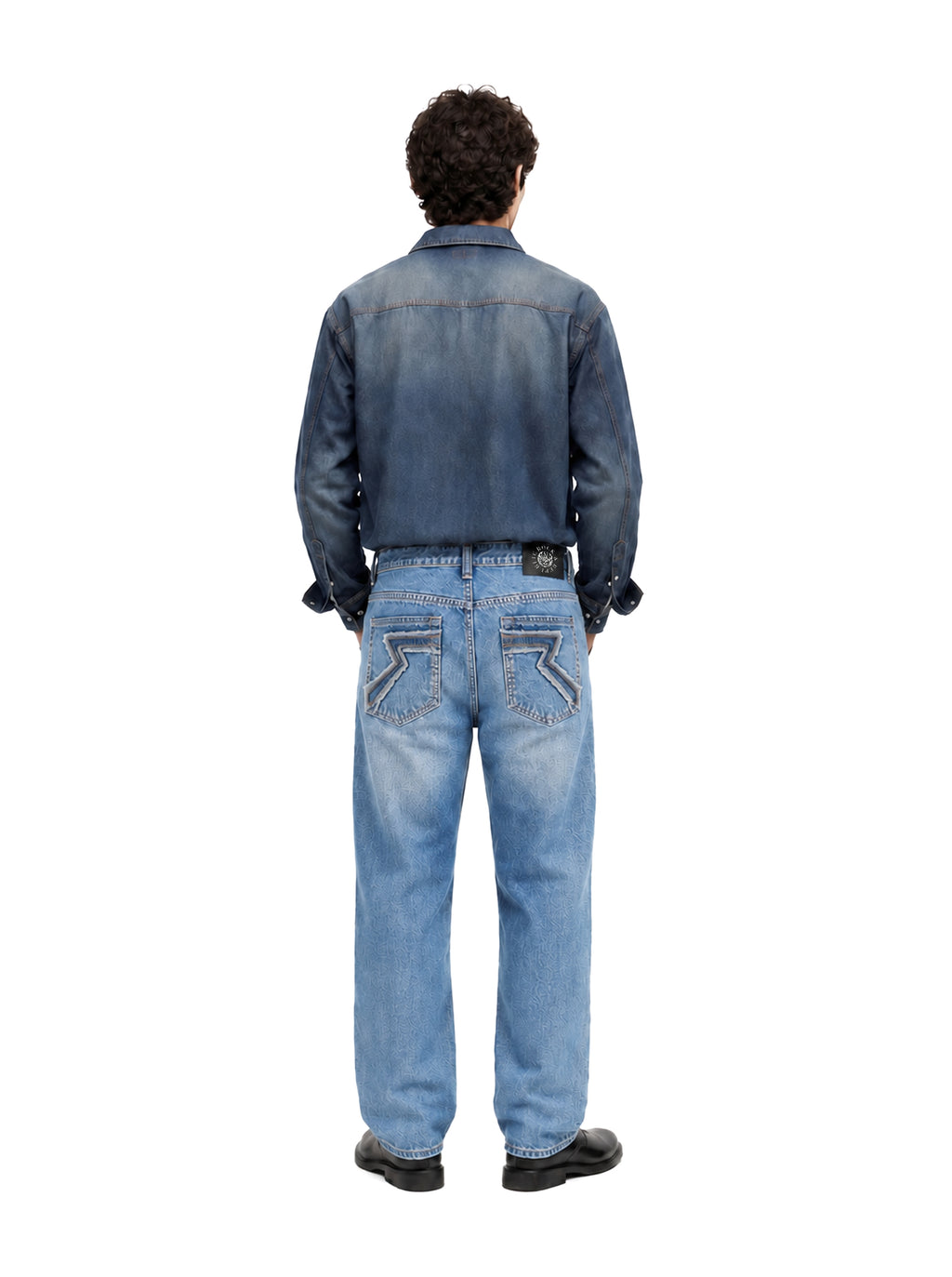 Neil Angular Back Pocket Straight Jean