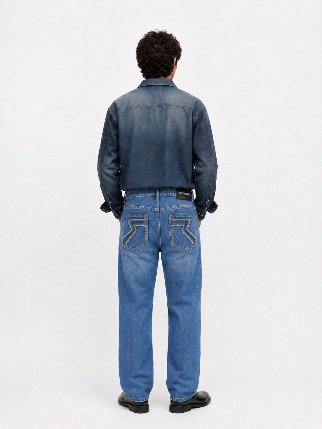 Neil Angular Back Pocket Straight Jean