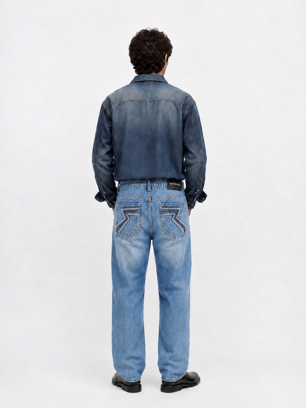 Neil Angular Back Pocket Straight Jean