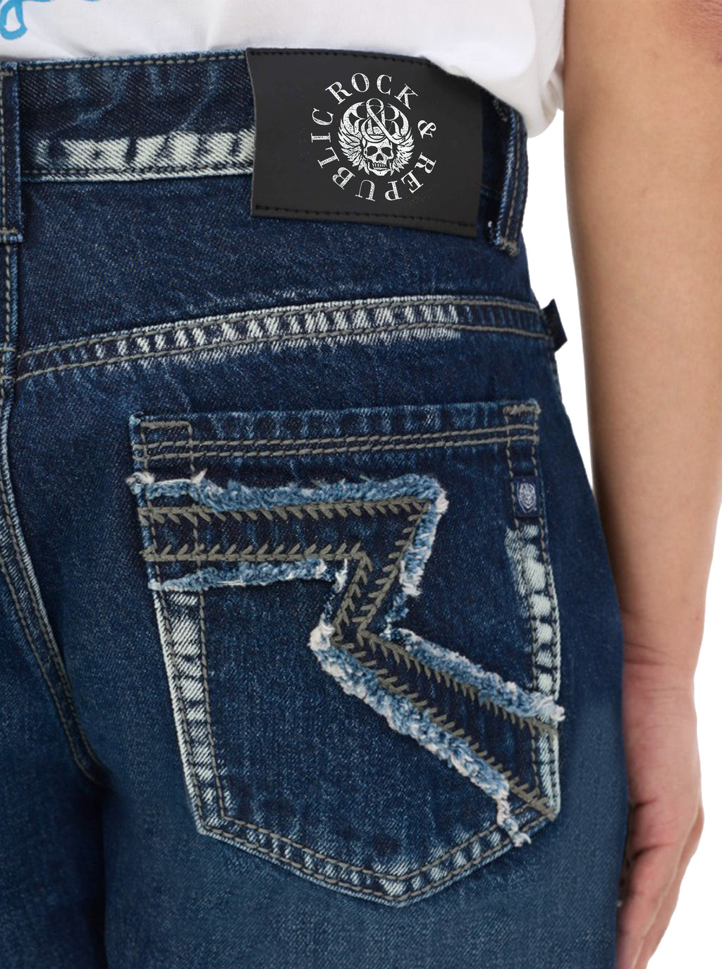 Neil Angular Back Pocket Straight Jean