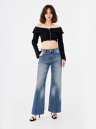 Karli Monogram Bootcut Jean