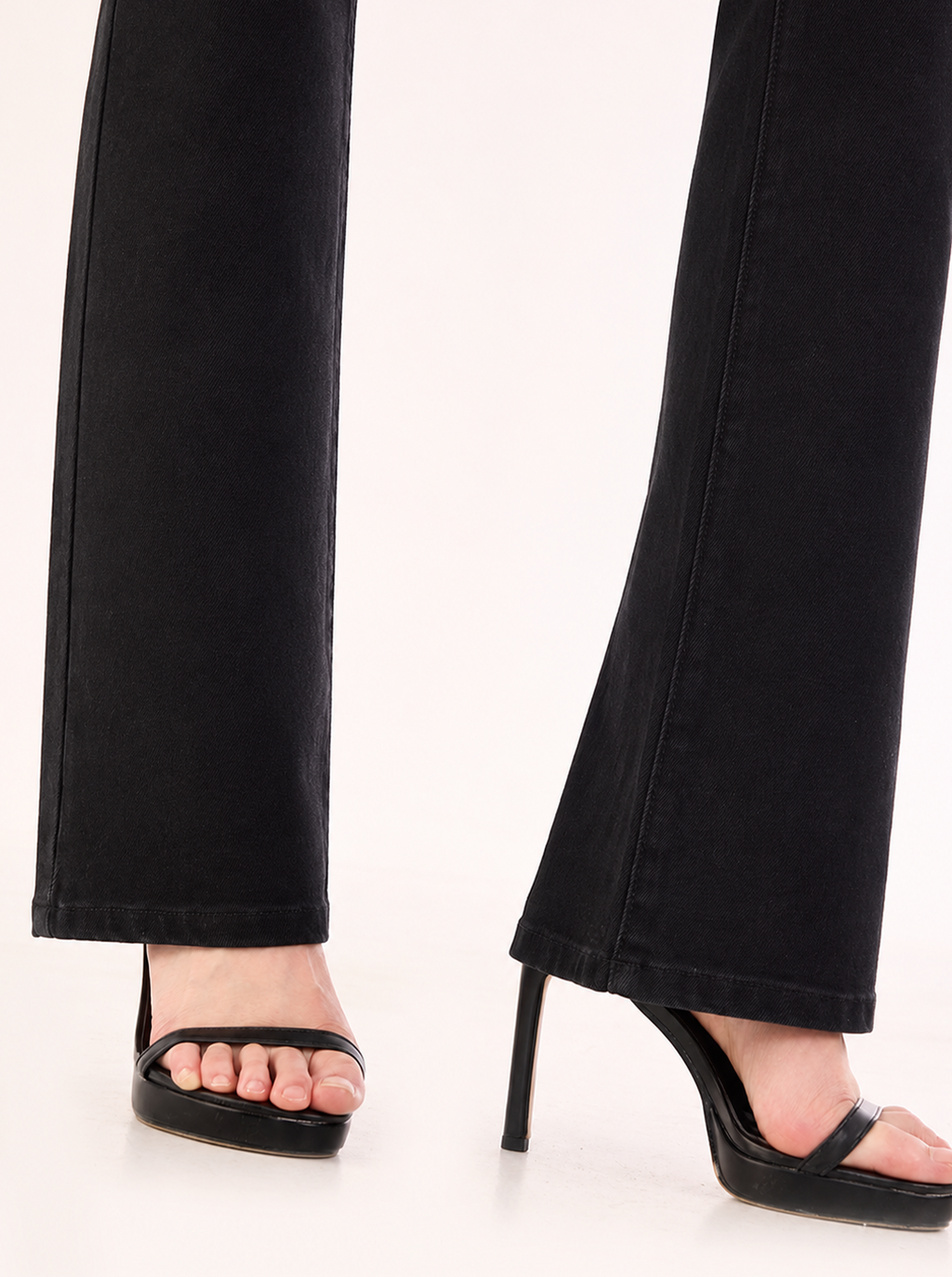 Kasandra Mid Rise Studded Bootcut Jean