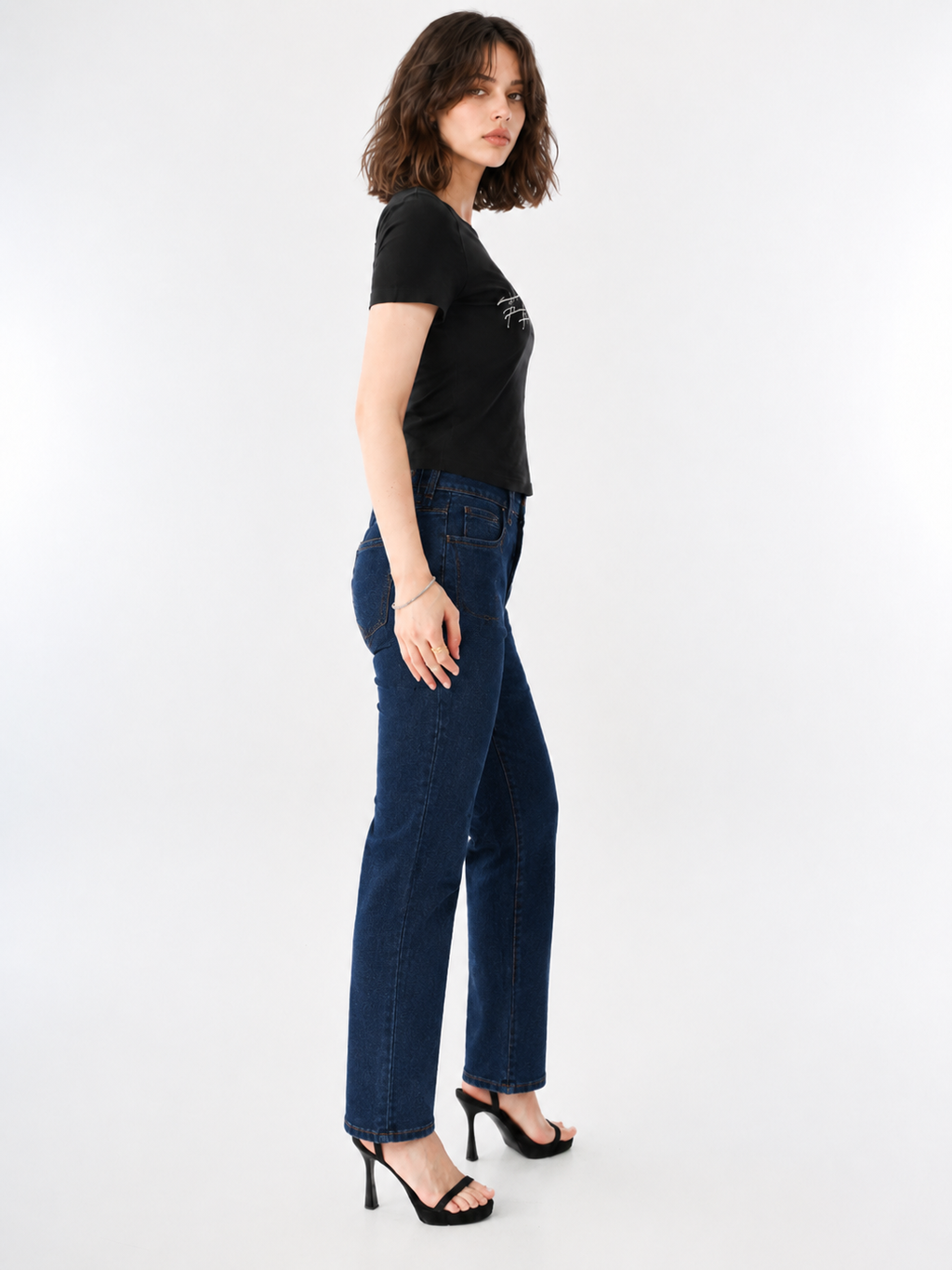 Berlin Contrast Stitch Skinny Jean