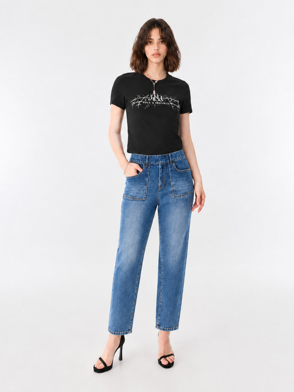 Berlin Contrast Stitch Skinny Jean
