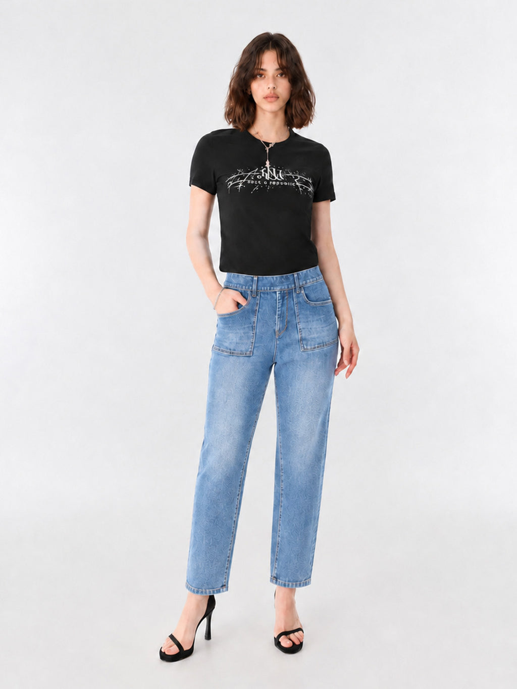 Berlin Contrast Stitch Skinny Jean