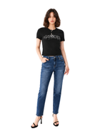 Kaia Studded Straight Jean