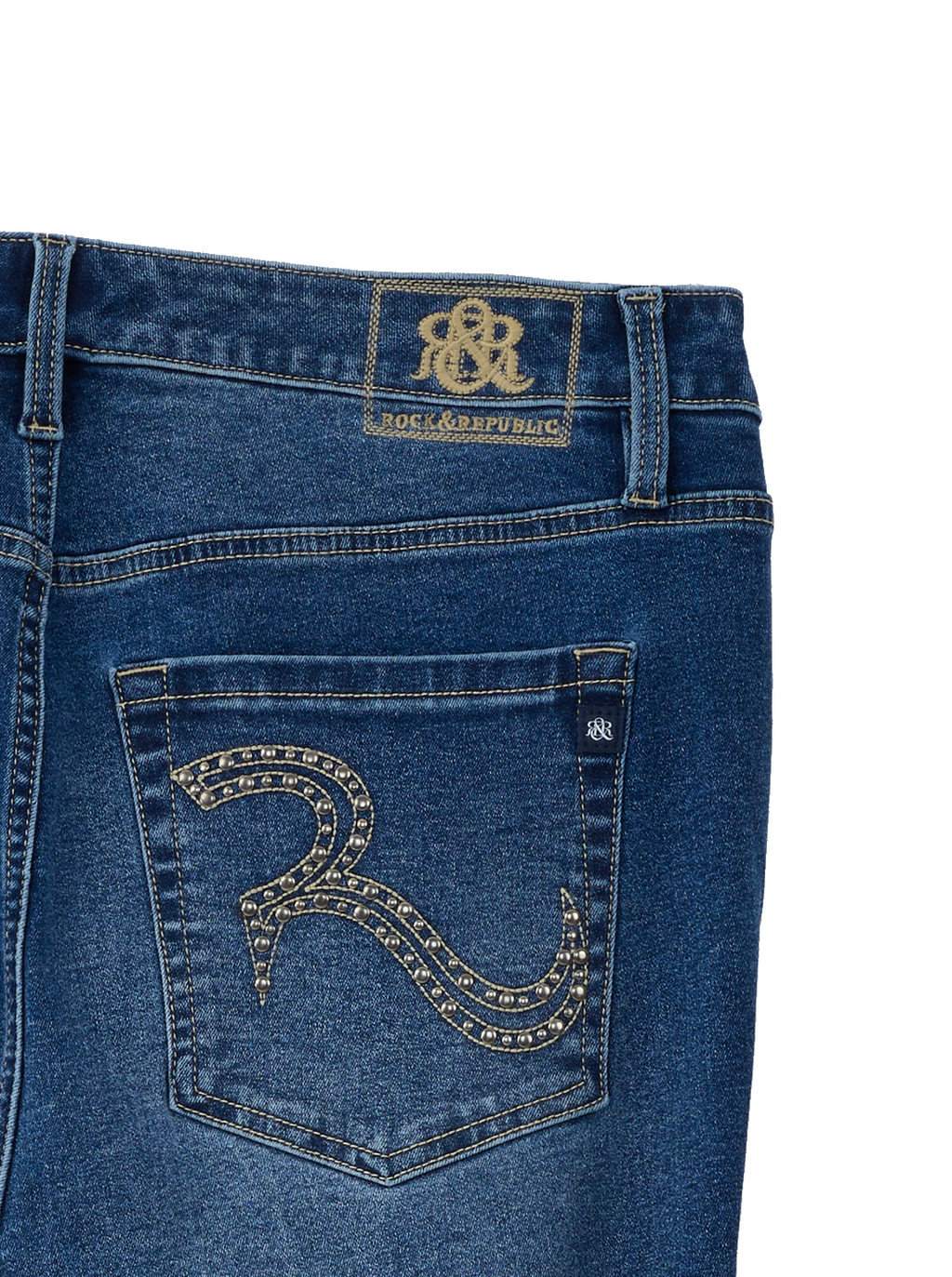 Kaia Studded Straight Jean