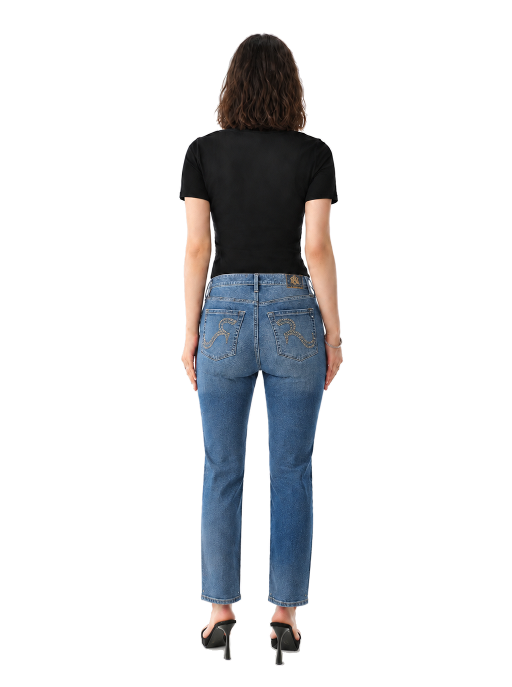 Kaia Studded Straight Jean